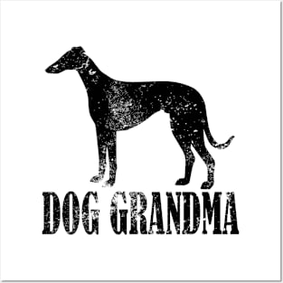 Whippet Dog Grandma Posters and Art